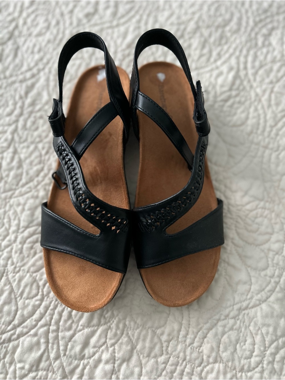 Baretraps Women's Black Slingback Sandals